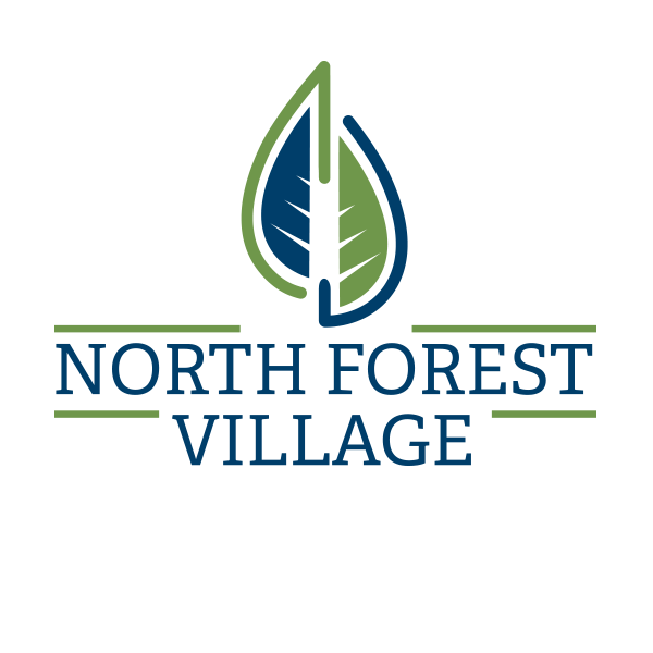 North Forest Village logo.