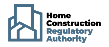 Home Construction Regulatory Authority logo.