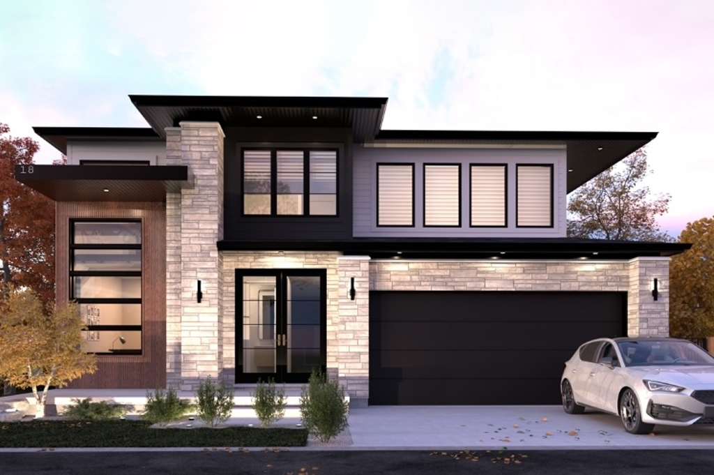 Exterior rendering of Talbotville Meadows home.