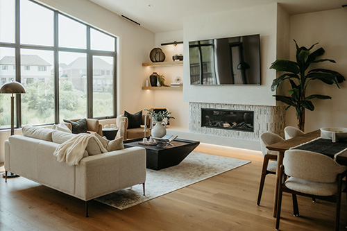 Myra model home interior.