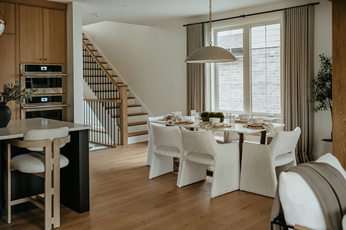Geneva model home interior.