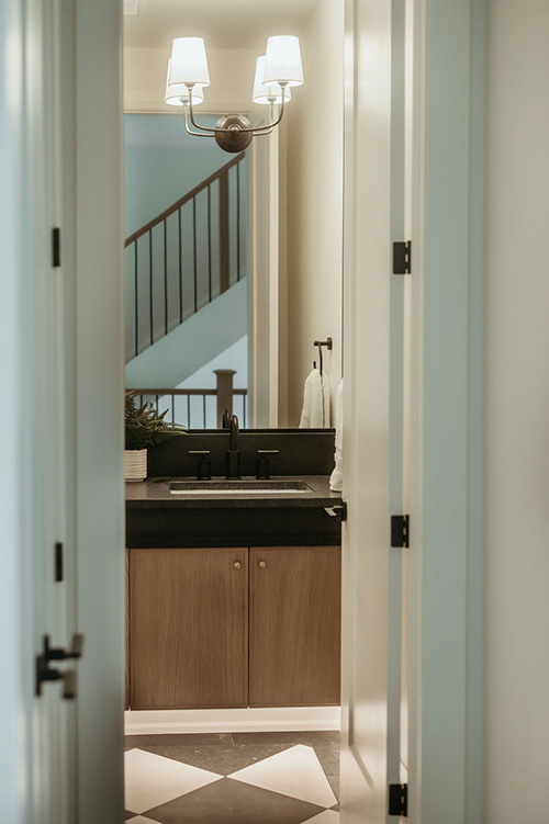 Geneva model home interior.