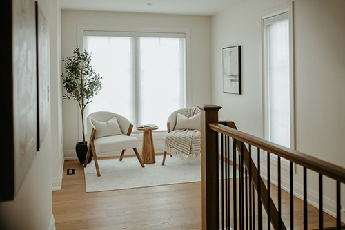 Geneva model home interior.
