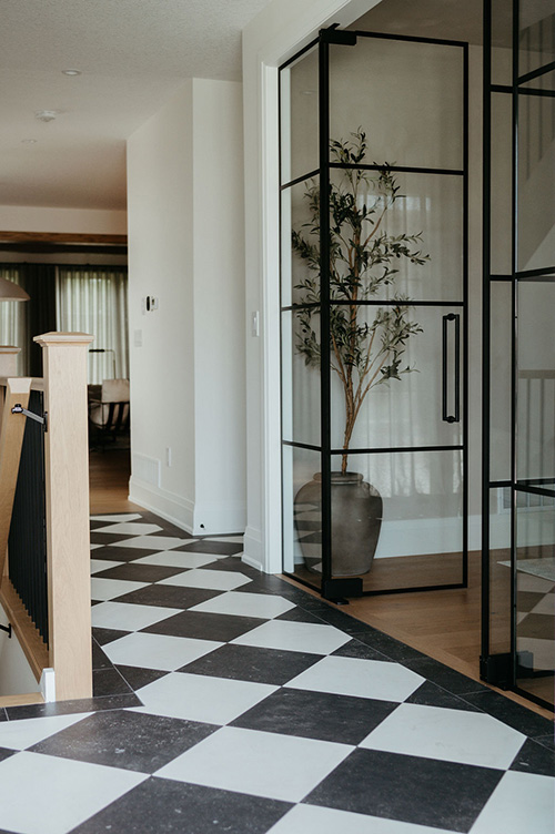 Geneva model home interior.